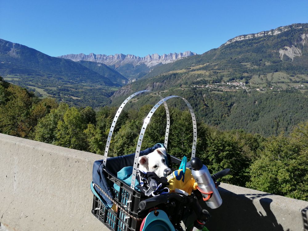 Belle côte à la sortie de Grenoble vers le lac de Monteynard