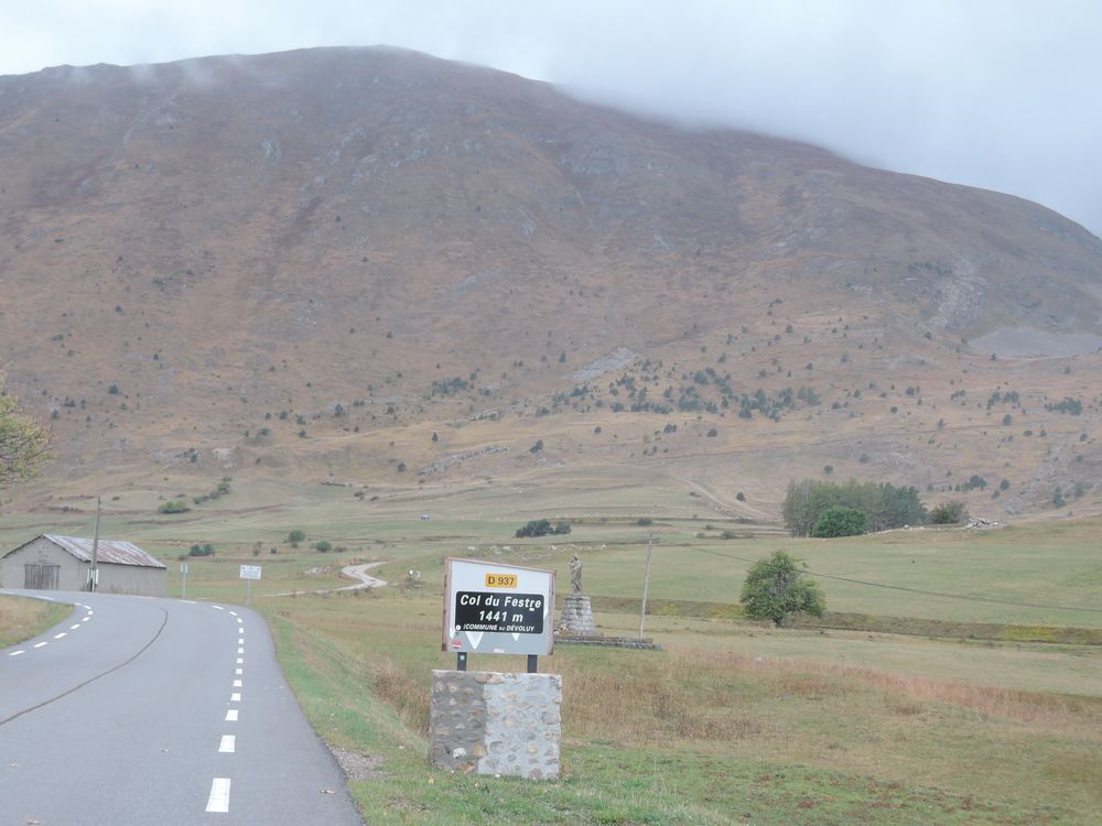 Le col du Festre à 1441m d'altitude!