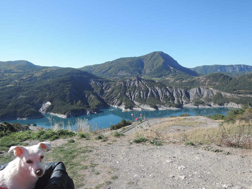 Autre point de vue sur le lac de Serre-Ponçon