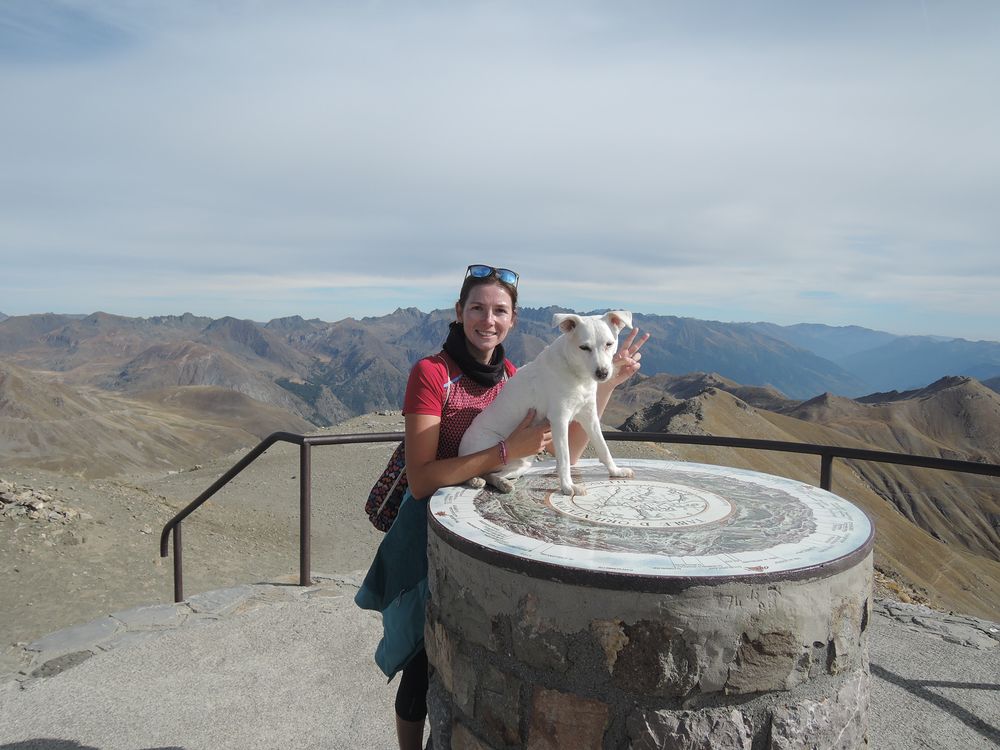 Le belvédère du Col de la Bonette, après une dernière montée à pied cette fois