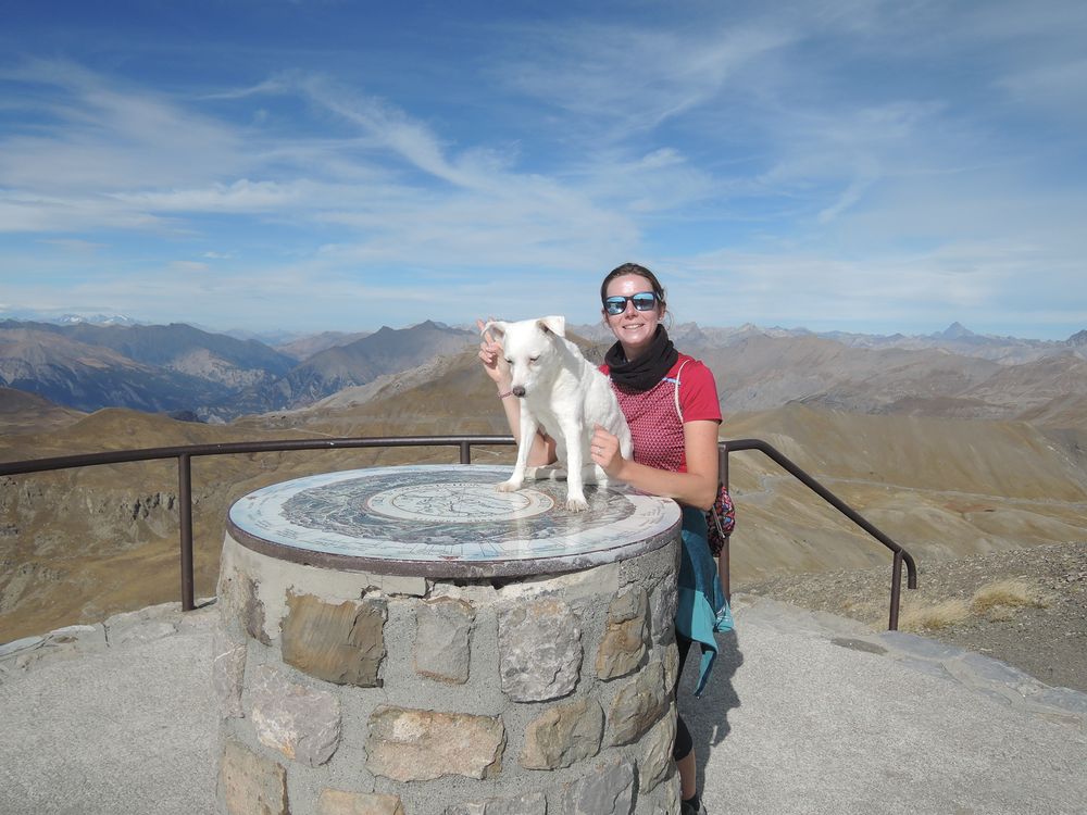 Le belvédère du Col de la Bonette, après une dernière montée à pied cette fois