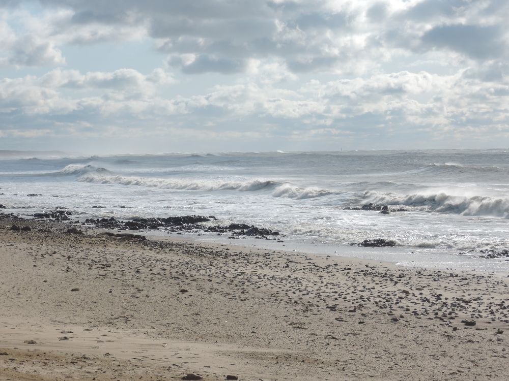 La Vendée à vélo, sortie des Sables d'Olonne vers le Nord