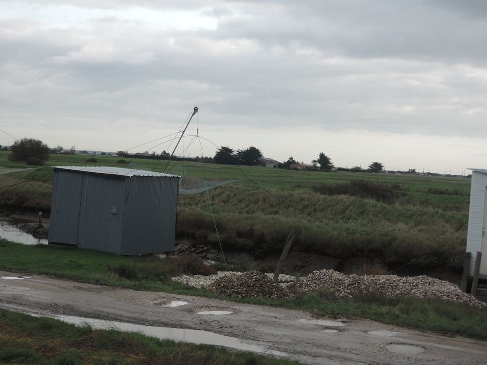 Cabanes de pêche entre Vendée et Loire Atlantique