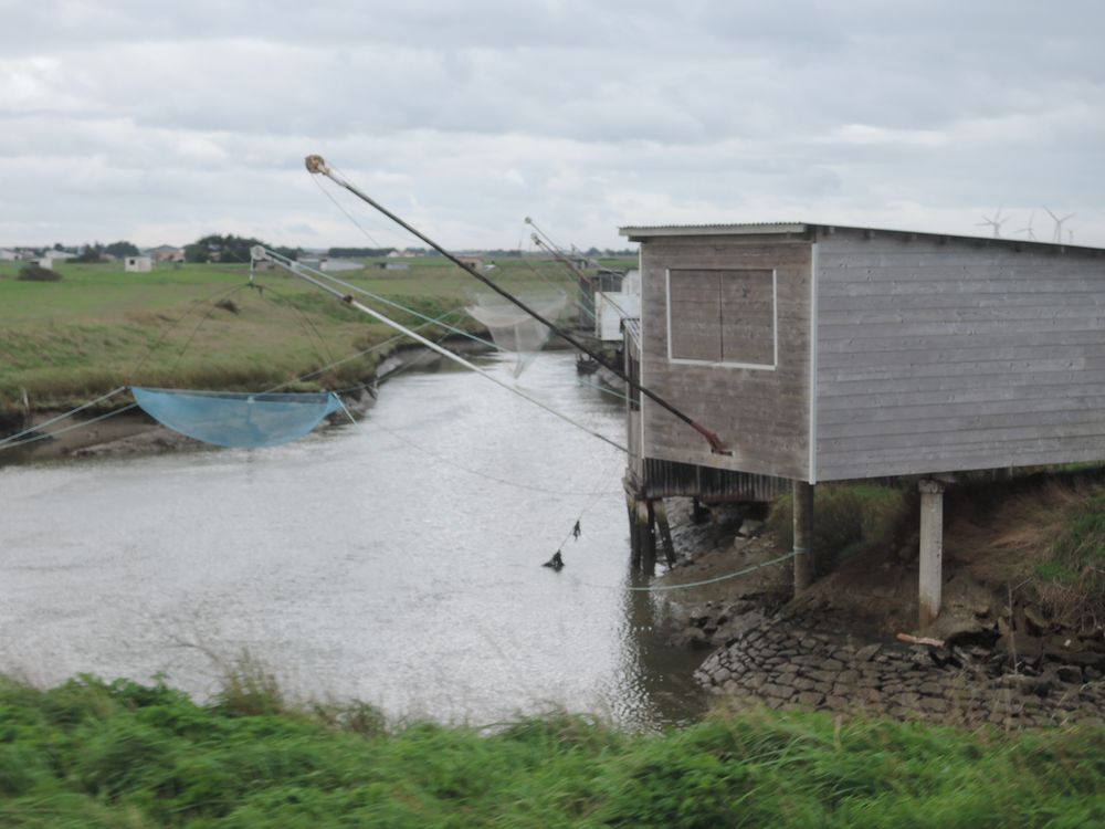 Cabanes de pêche entre Vendée et Loire Atlantique