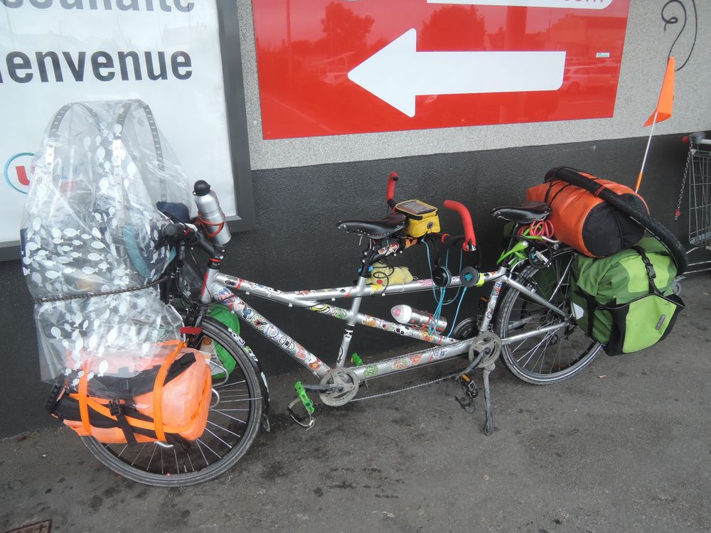Notre tandem avec ses 2 nouvelles roues
