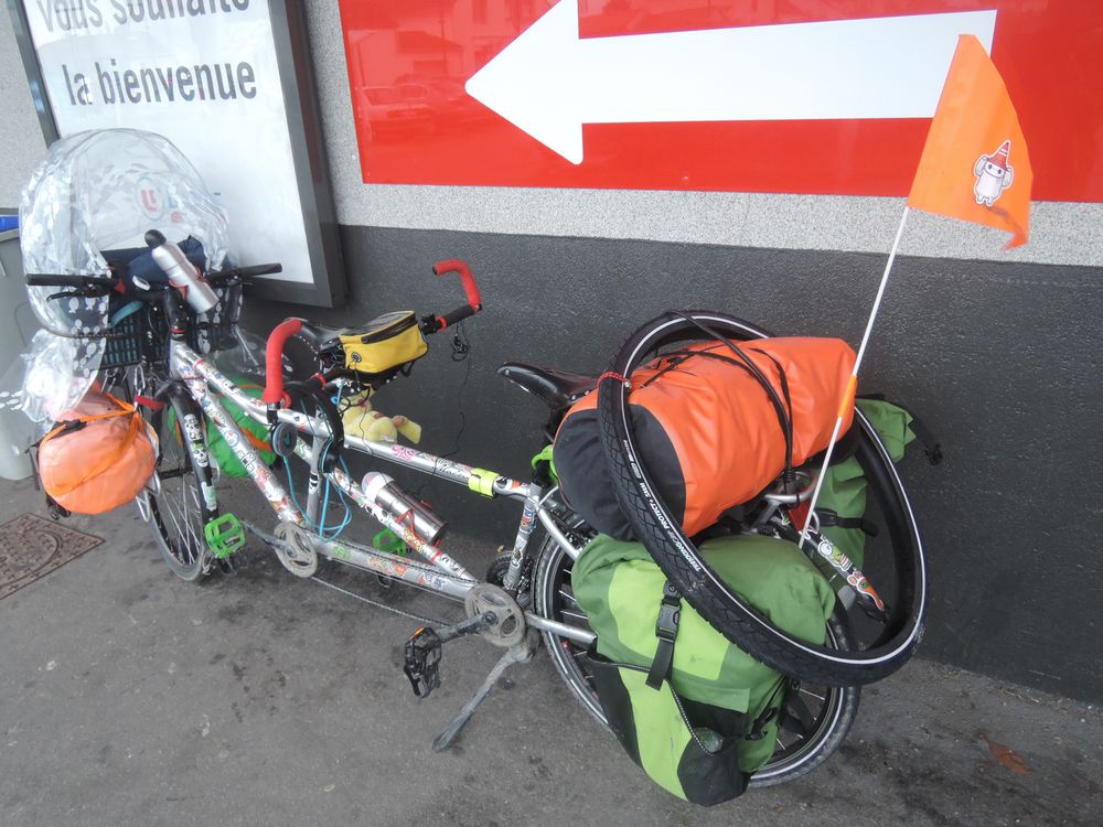 Notre tandem avec ses 2 nouvelles roues