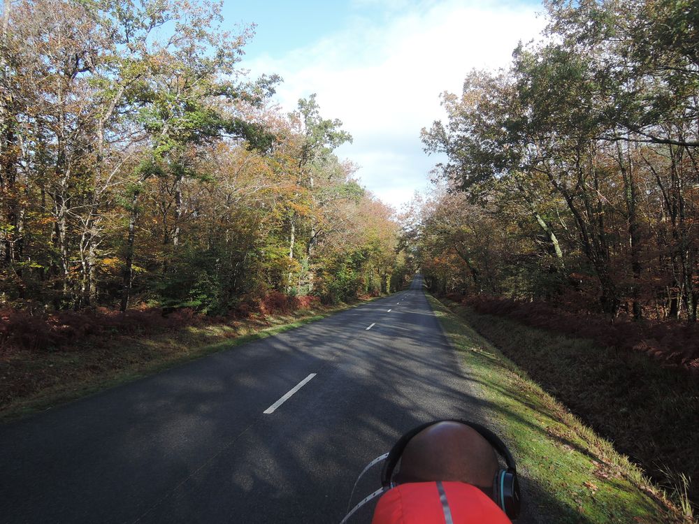 Sur une départementale d'Ile et Vilaine