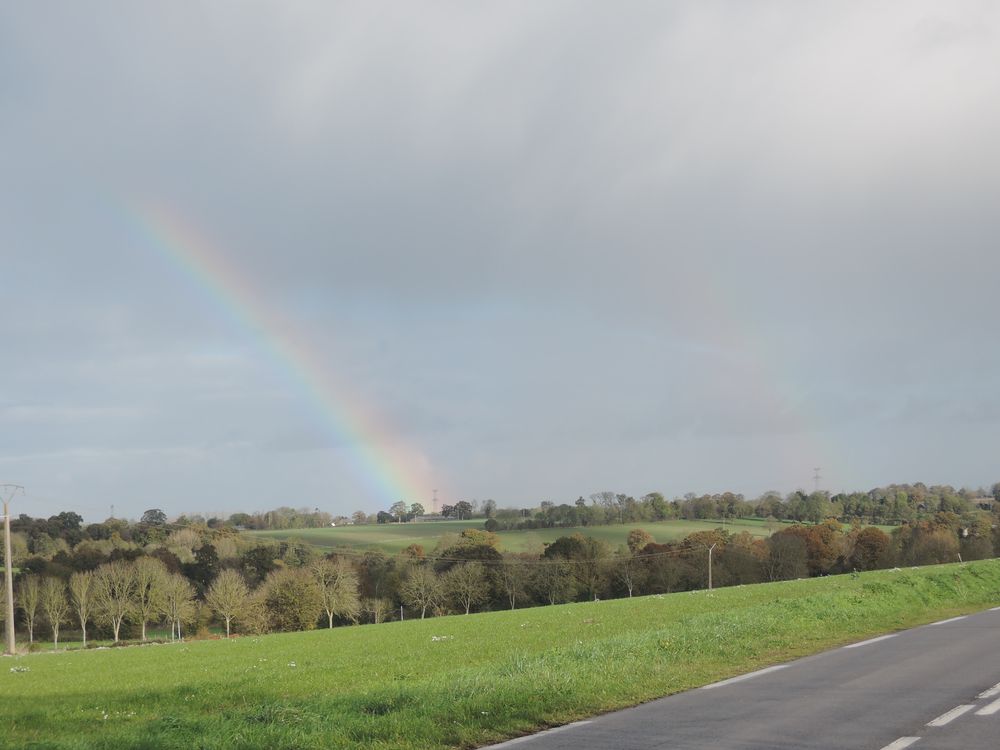 Arcs-en-ciel dans le Calvados