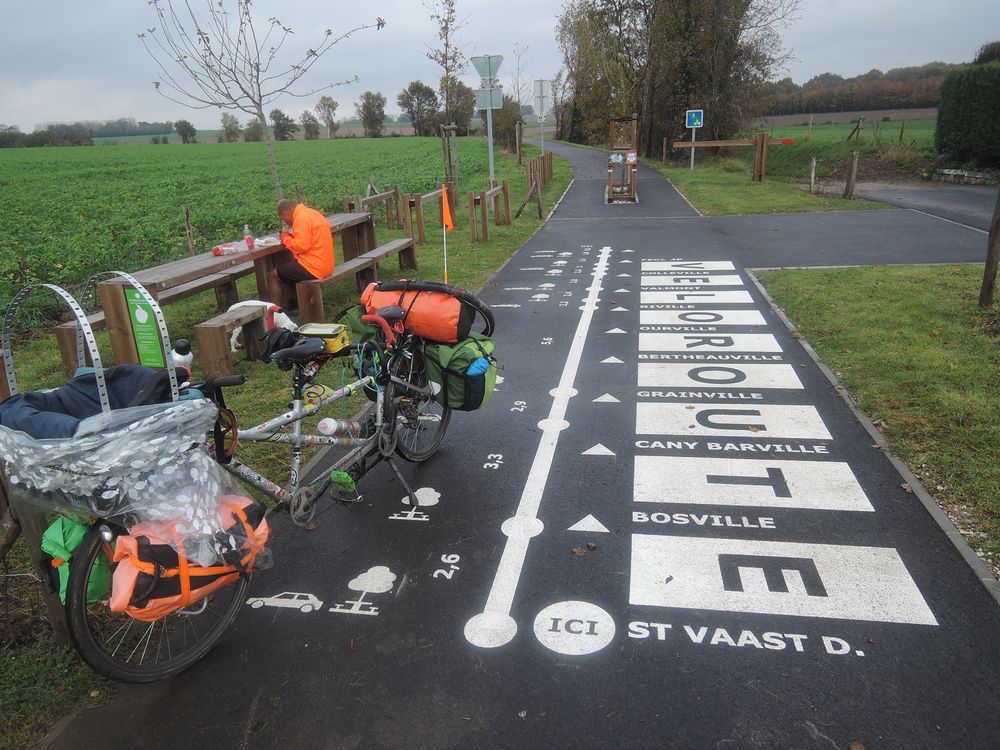 La Véloroute du Lin entre Fécamp et Dieppe