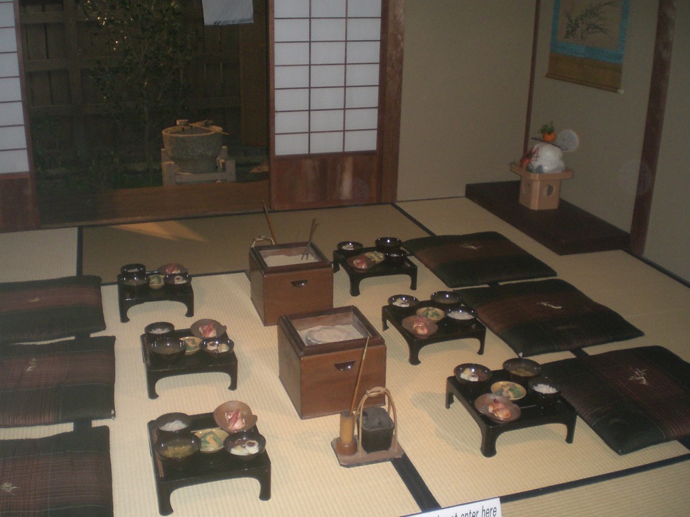 Reconstitution d'une salle à manger traditionnelle