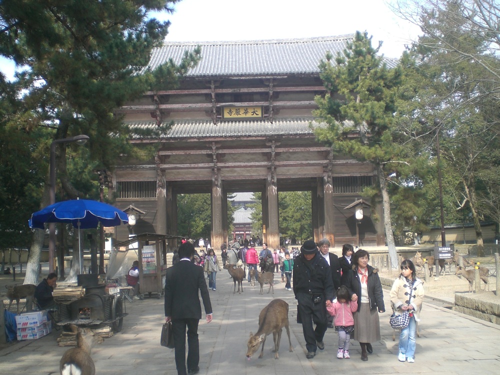 L'entrée du temple Todaiji