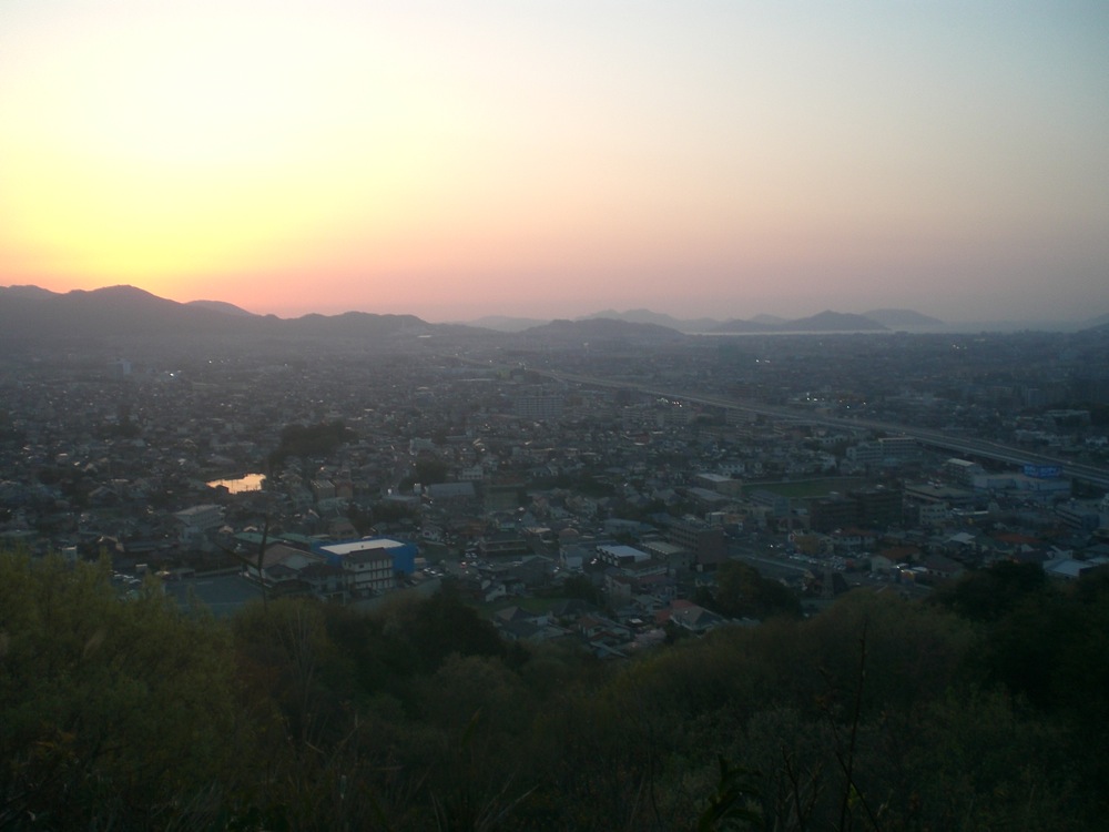 Vue du haut de notre montagne