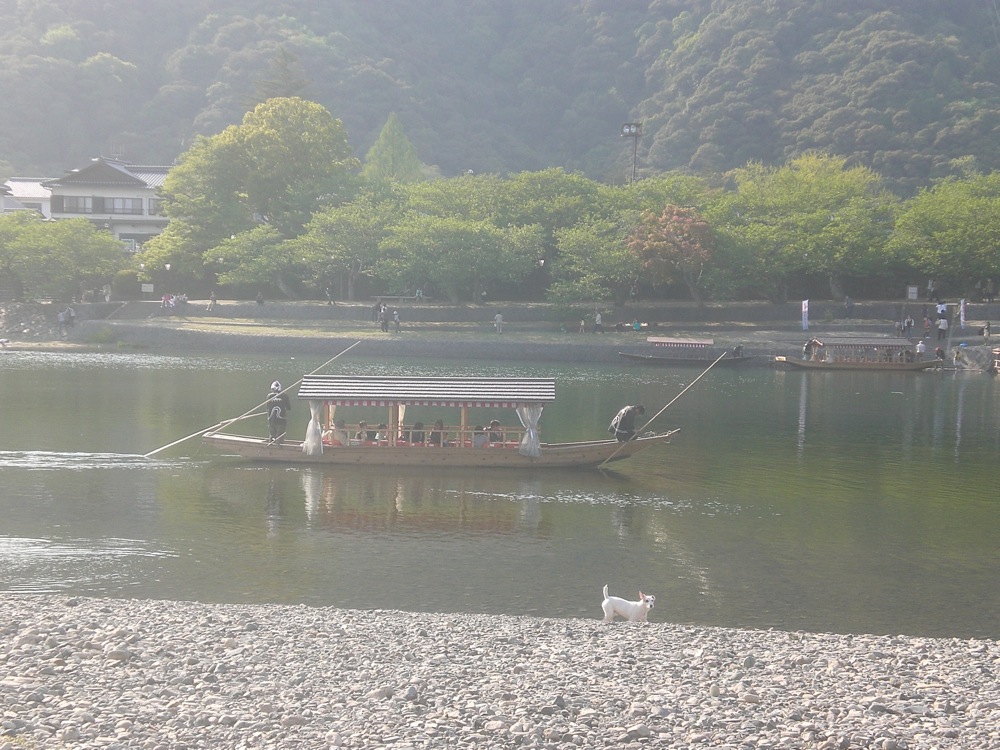 Sur la rivière d'Iwakuni