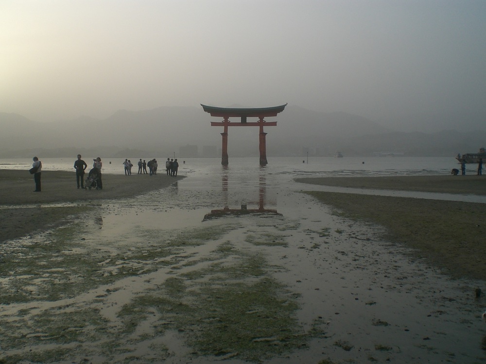 La plage se remplit d'eau et chasse les touristes qui se réfugient en hauteur sur les côtés
