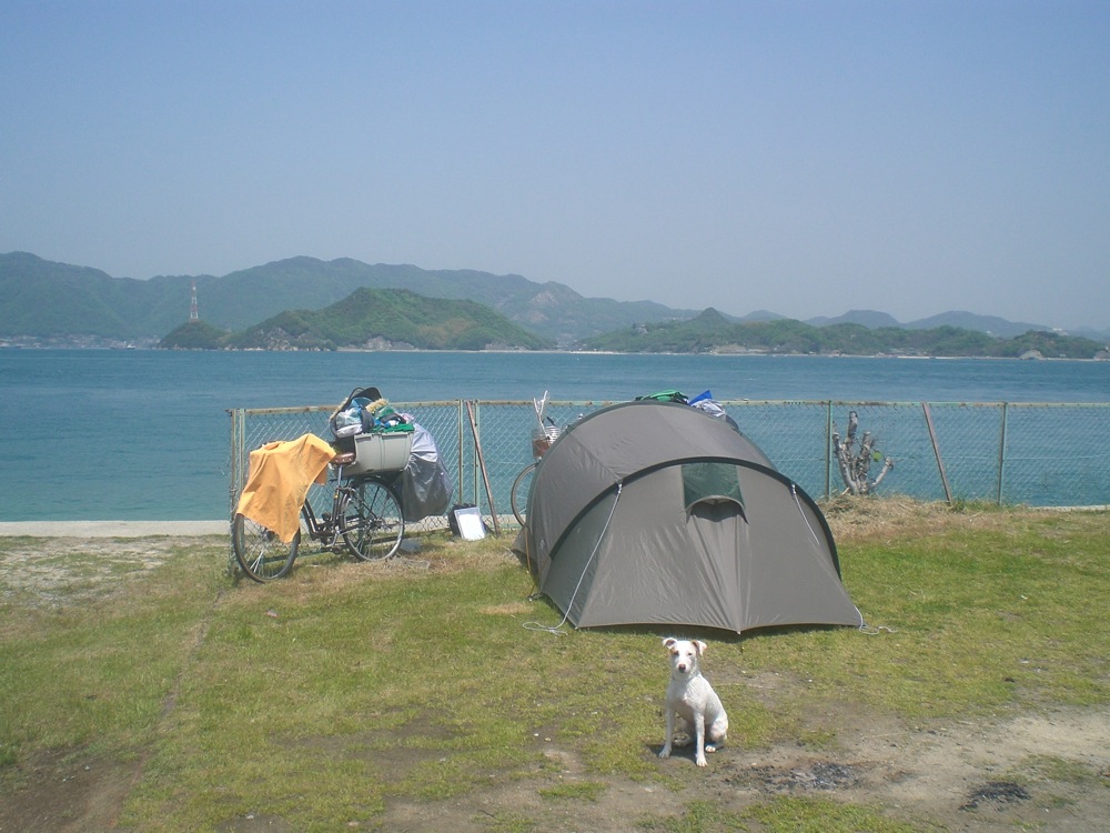 Lendemain matin, réveil face à la mer... ouahhh trop bien!