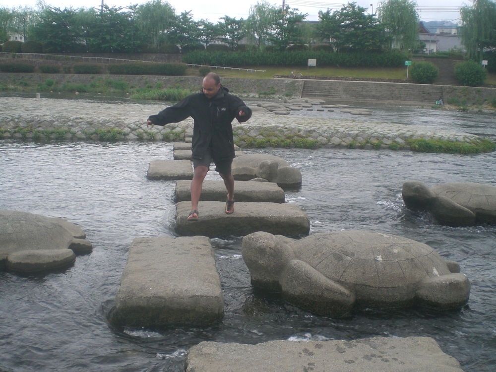 François... en plein saut! Tel chien, tel humain...