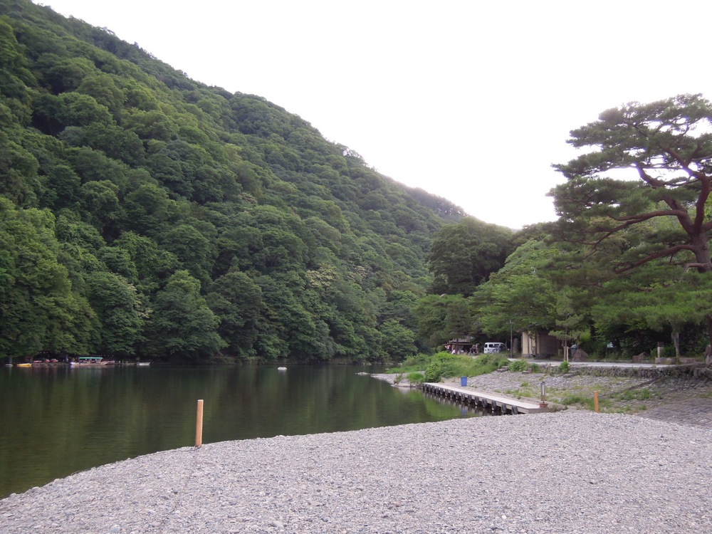 Après une pause glace (au tofu et au thé vert entre autres!), on continue la balade à pied