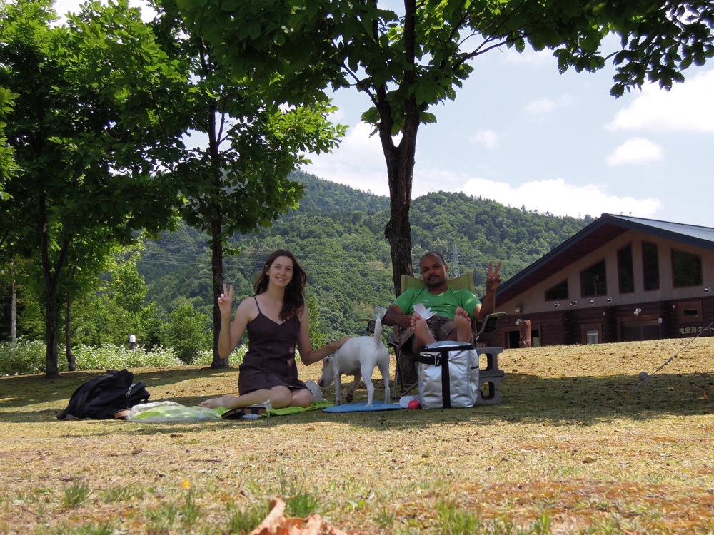 Enfin un camping bien équipé et qui accepte notre chien! Alors on en profite