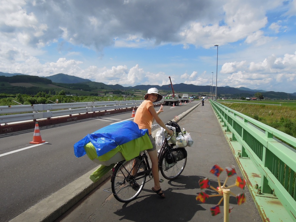 Sur la route, tout près de Furano