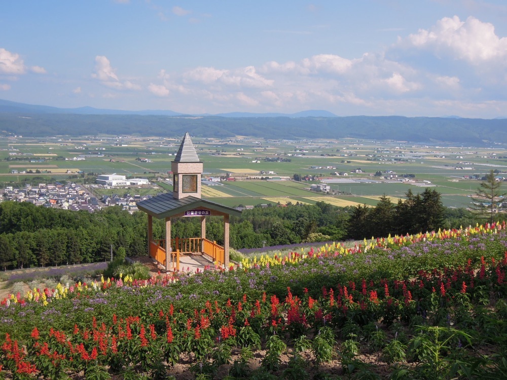 Jolie vue depuis les champs