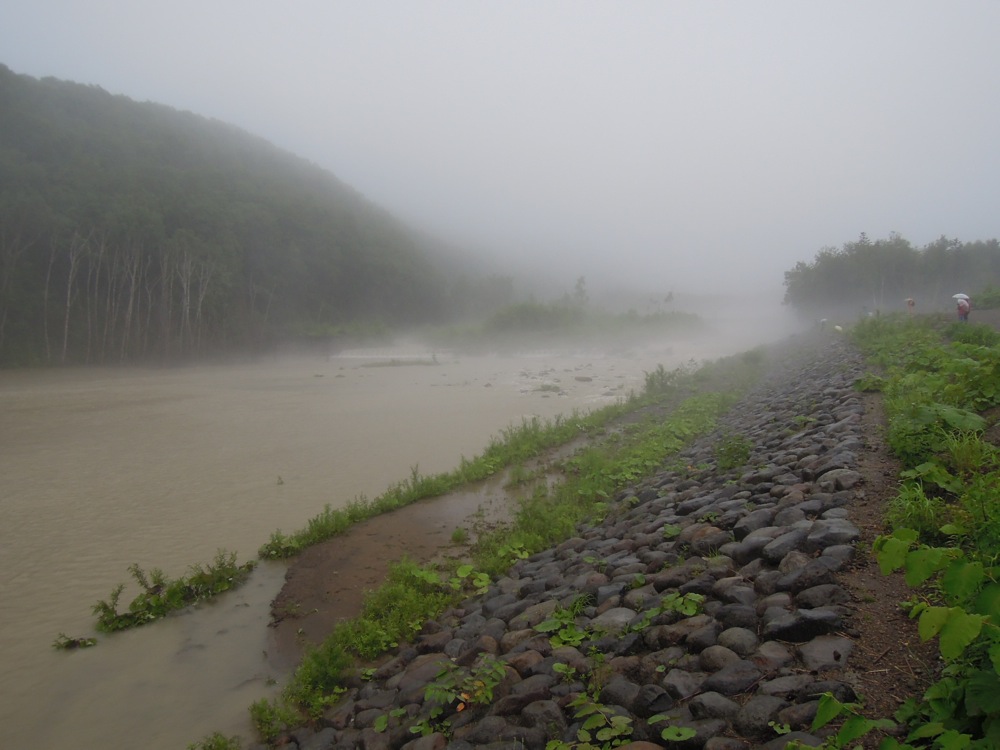 Paysage au bout de la source bleue