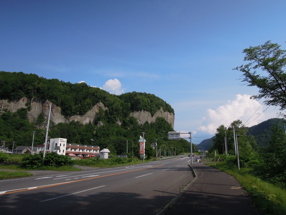 Sur la route... dans la région des gorges de Sounkyo