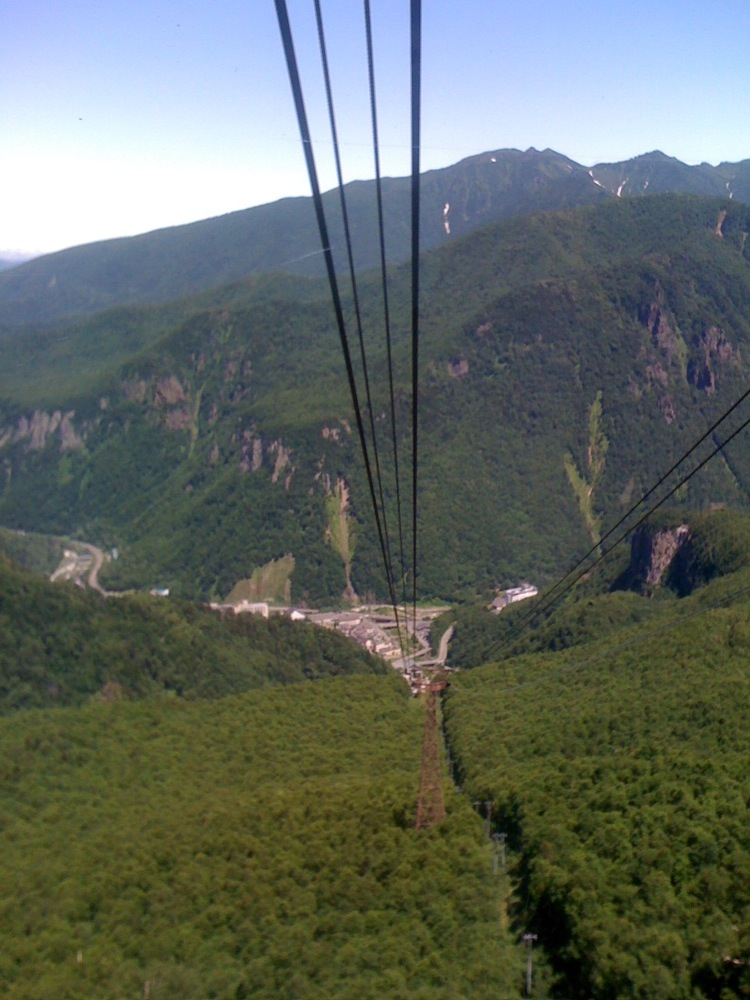 Depuis le téléphérique de Sounkyo