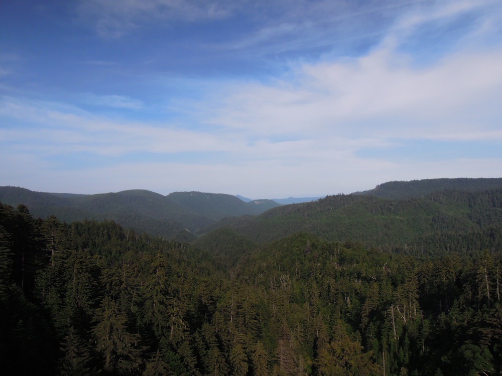 Vue des 1050m d'altitude