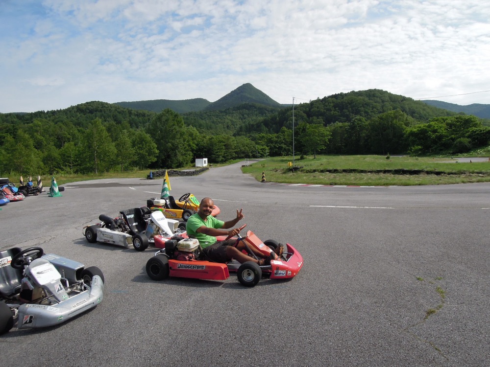 Séance de karting!