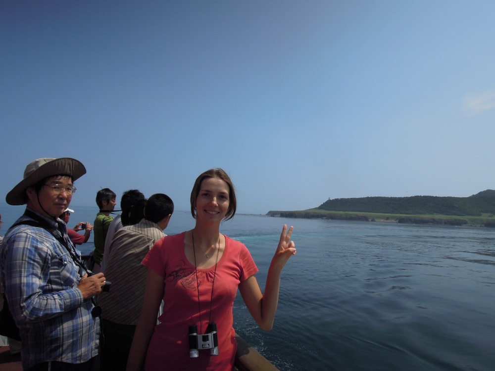 En bateau autour de la péninsule de Shiretoko: vue sur la pointe de Shiretoko