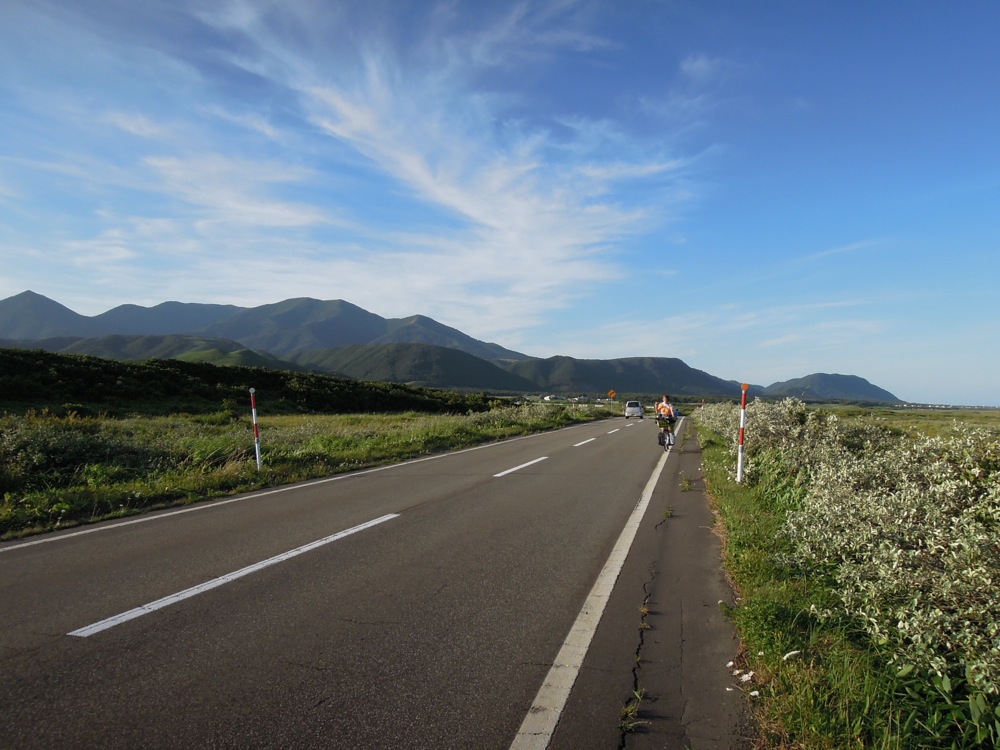 Sur la route du cap Erimo
