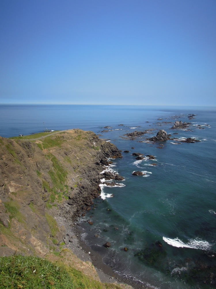 Le cap Erimo au sud d'Hokkaido