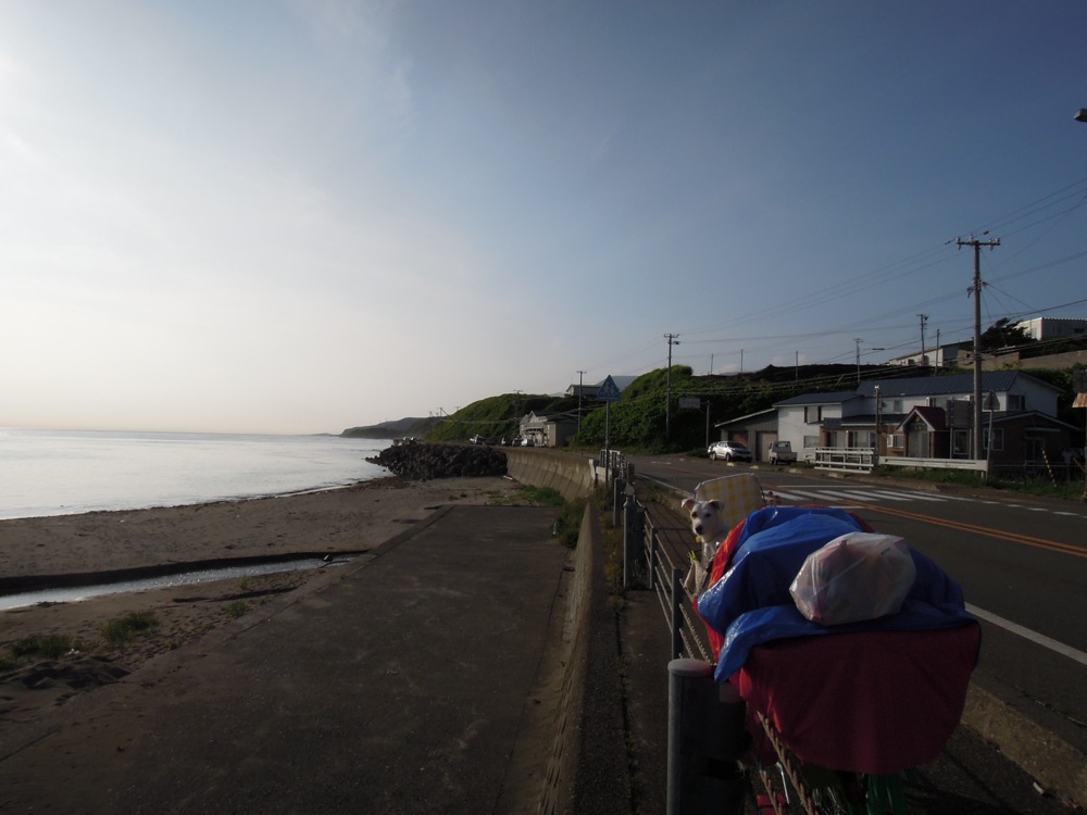 Sur la route du cap Erimo