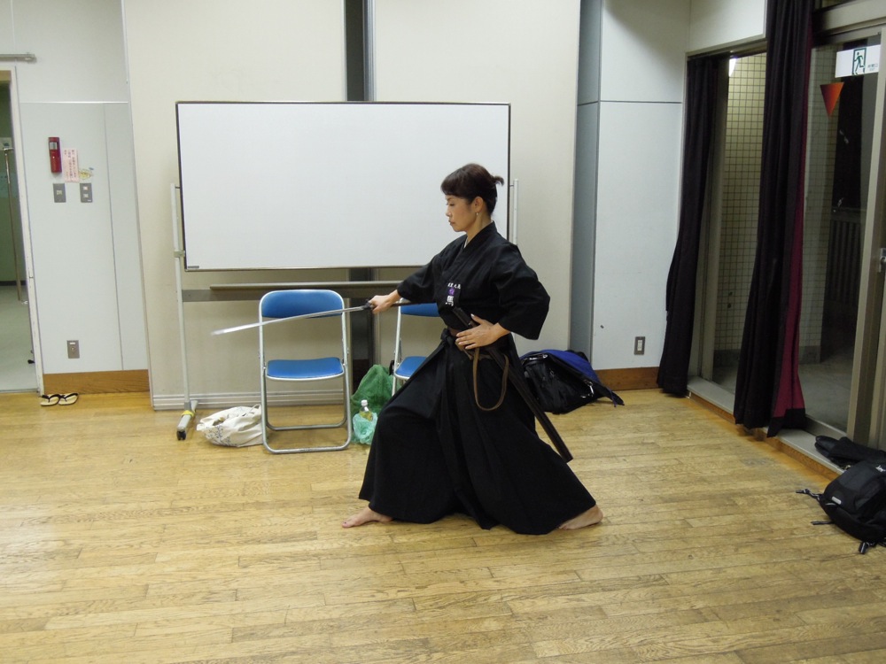 Iaido: art martial japonais se focalisant sur l'acte de dégainer le sabre et de trancher en un seul mouvement