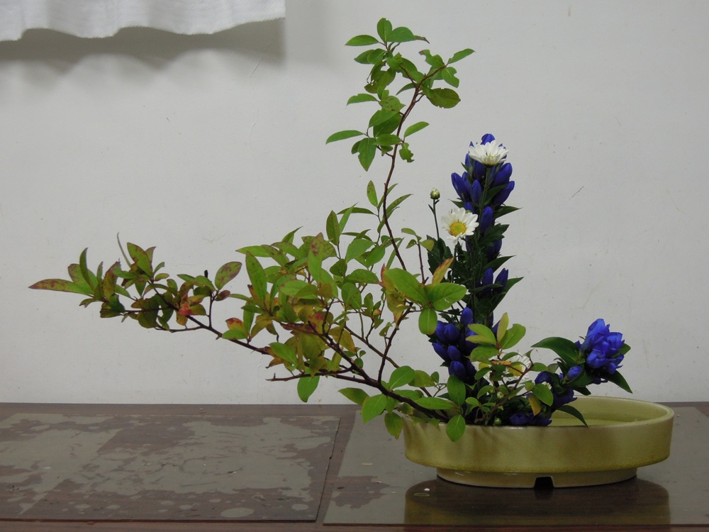 Ikebana: composition réalisée par Sandrine