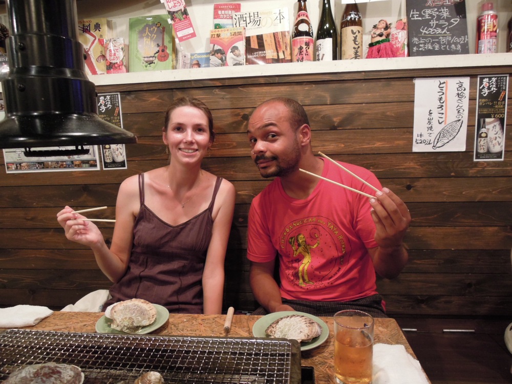 Nos repas: resto de fruits de mer au barbecue avec Florence et Masa