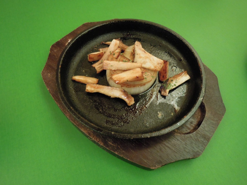 Nos repas: champignons grillés