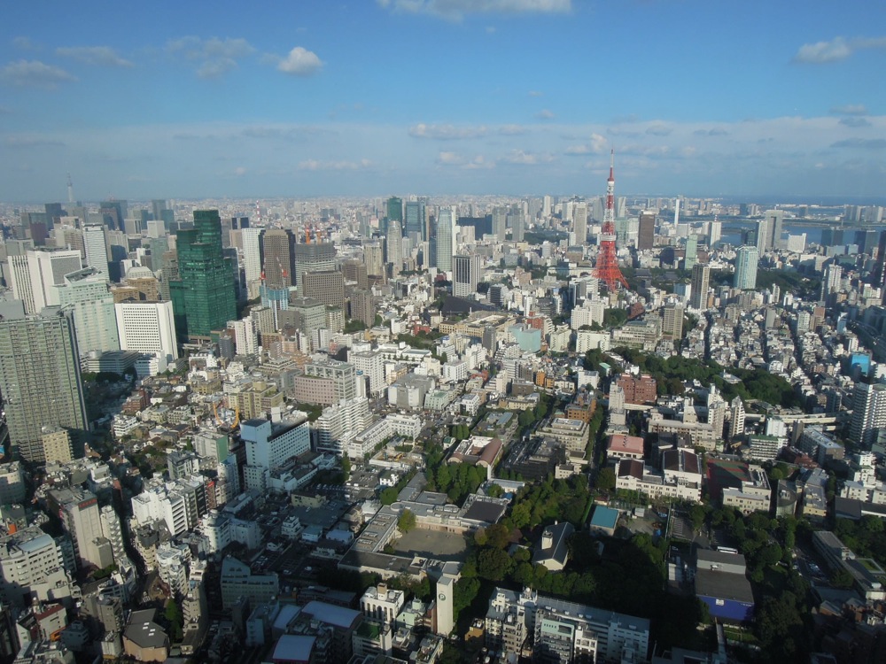 Photos de Tokyo... en vrac: Vue du haut de la Tour Mori à Roppongi