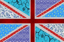 drapeau modifié union jack Sandrine François et le chien Carlo: voyage à travers les îles britanniques à vélo: vive le cyclotourisme ou découvrir la Grande-Bretagne autrement